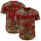 Custom Olive Red-Black 3D Pattern Design Northeast China Big Flower Authentic Baseball Jersey