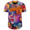 Custom Red Yellow 3D Pattern Design Abstract Painting Authentic Baseball Jersey