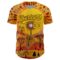 Custom Gold Black 3D Pattern Design Abstract Painting Authentic Baseball Jersey