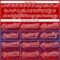 Custom Red Royal-White 3D Pattern Design Gradient Lines Authentic Baseball Jersey
