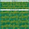 Custom Kelly Green Gold 3D Pattern Design Halftone Geometric Shapes Authentic Baseball Jersey