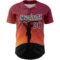 Custom Red Black-White 3D Pattern Design Religion Cross Jesus Christ Good Friday Authentic Baseball Jersey