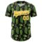 Custom Black Gold-White 3D Pattern Design Cactus Festival Authentic Baseball Jersey