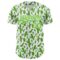 Custom White Aurora Green 3D Pattern Design Cactus Festival Authentic Baseball Jersey