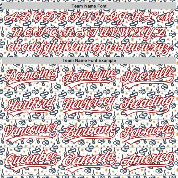 Custom White Red 3D Pattern Design Animal Cat Authentic Baseball Jersey