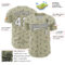 Custom Green White-Black 3D Pattern Design Animal Cow Authentic Baseball Jersey