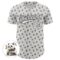 Custom White Black 3D Pattern Design Animal Panda Authentic Baseball Jersey