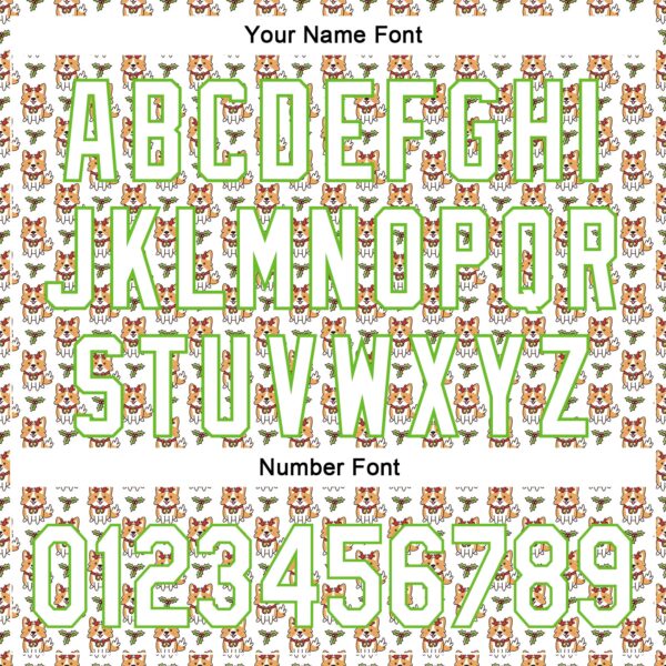 Custom White Aurora Green 3D Pattern Design Animal Dog Authentic Baseball Jersey