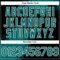 Custom Teal Black-White 3D Pattern Design Abstract Brush Stroke Authentic Baseball Jersey
