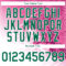 Custom Pink Kelly Green-White 3D Pattern Design Animal Eagle Authentic Baseball Jersey