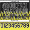 Custom Black Light Yellow-White 3D Pattern Design Lines Authentic Baseball Jersey