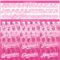 Custom White Pink 3D Pattern Design Lines Authentic Baseball Jersey