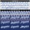 Custom White Royal 3D Pattern Design Lines Authentic Baseball Jersey
