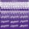 Custom White Purple 3D Pattern Design Lines Authentic Baseball Jersey