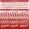 Custom White Red 3D Pattern Design Lines Authentic Baseball Jersey