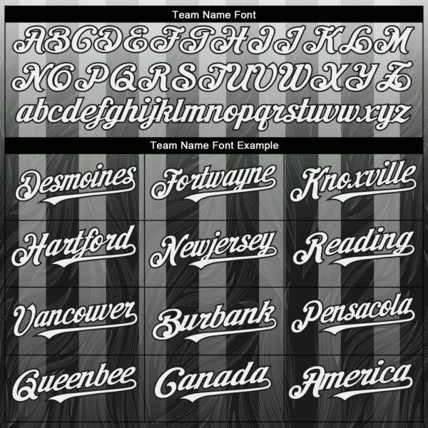 Custom Gray White-Black 3D Pattern Design Stripes Authentic Baseball Jersey