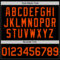 Custom Black Orange-Kelly Green 3D Pattern Design Geometric Shapes Authentic Baseball Jersey