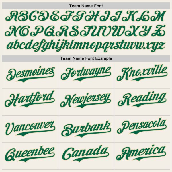 Custom Cream Kelly Green-Red 3D Pattern Design Confetti Authentic Baseball Jersey