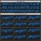 Custom Black Electric Blue-Red 3D Pattern Design Confetti Authentic Baseball Jersey