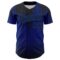 Custom Royal Black 3D Pattern Design Abstract Shape Authentic Baseball Jersey