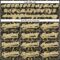 Custom Black Old Gold-White 3D Pattern Design Abstract Tiger And Zebra Authentic Baseball Jersey