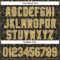 Custom Black Old Gold-White 3D Pattern Design Abstract Tiger And Zebra Authentic Baseball Jersey