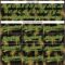 Custom Black Old Gold-Kelly Green 3D Pattern Design Halftone Dots Authentic Baseball Jersey