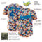 Custom Cream Royal-Lakes Blue 3D Pattern Design Animal Butterfly Authentic Baseball Jersey