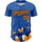 Custom Royal Orange-Black 3D Pattern Design Animal Butterfly Authentic Baseball Jersey