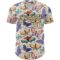 Custom Cream Black 3D Pattern Design Animal Butterfly Authentic Baseball Jersey