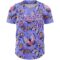 Custom Medium Purple Purple-White 3D Pattern Design Animal Butterfly Authentic Baseball Jersey