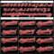 Custom Black Red-White 3D Pattern Design Gothic Style Authentic Baseball Jersey