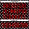 Custom Black Red 3D Pattern Design Gothic Style Devil Heart Authentic Baseball Jersey