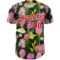 Custom Kelly Green Red-White 3D Pattern Design Tropical Anthurium Flower Authentic Baseball Jersey