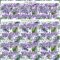 Custom White Purple 3D Pattern Design Tropical Monstera Authentic Baseball Jersey