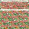 Custom White Red 3D Pattern Design Tropical Flower Authentic Baseball Jersey