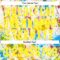 Custom Light Yellow White 3D Pattern Design Abstract Splatter Art Authentic Baseball Jersey