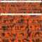 Custom Orange Black-White 3D Pattern Design Abstract Fluid Authentic Baseball Jersey
