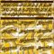 Custom Yellow Brown-Old Gold 3D Pattern Design Abstract Fluid Authentic Baseball Jersey