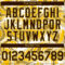 Custom Yellow Brown-Old Gold 3D Pattern Design Abstract Fluid Authentic Baseball Jersey