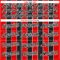 Custom Red Black-White 3D Pattern Design Stripe Authentic Baseball Jersey