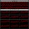 Custom Black Red 3D Pattern Design Rave Gothic Style Authentic Baseball Jersey