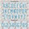 Custom White Shadow Blue 3D Pattern Design Abstract Spots Authentic Baseball Jersey