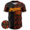 Custom Black Red-Yellow 3D Pattern Design Animal Lobster Fruit Lemon Authentic Baseball Jersey