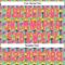 Custom Green Pink-Yellow 3D Pattern Design Color Brush Blocks Authentic Baseball Jersey