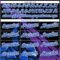 Custom Black Thunder Blue-Purple 3D Pattern Design Knight Hero Art Authentic Baseball Jersey
