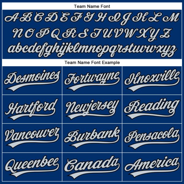 3DPattern5103-3 Custom US Navy Blue Silver-Black 3D Pattern Design Football Helmet And Animal Claw Authentic Baseball Jersey