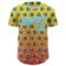 3DPattern5110-1 Custom Light Yellow Sky Blue Orange-Cream 3D Pattern Design Football Helmet Authentic Baseball Jersey