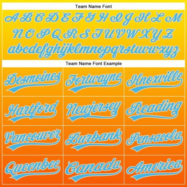 3DPattern5111-3 Custom Light Yellow Sky Blue Orange-Cream 3D Pattern Design Flame Football Helmet Authentic Baseball Jersey