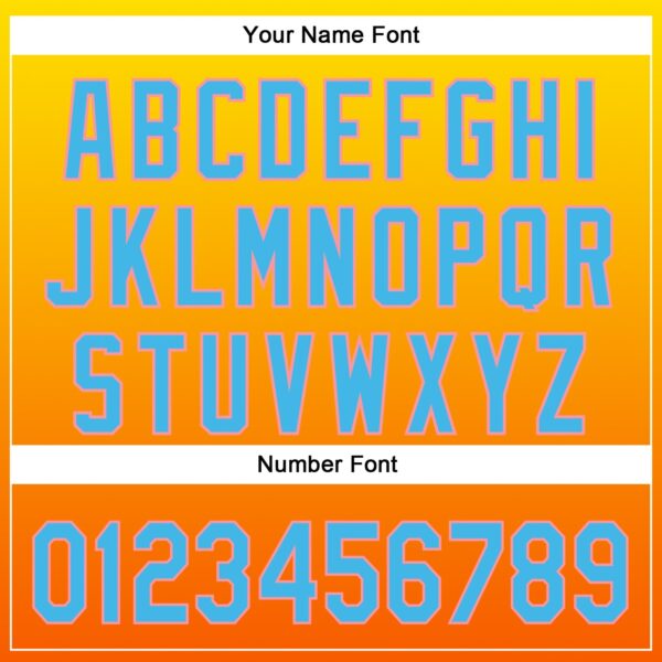 3DPattern5112-4 Custom Light Yellow Sky Blue Orange-Medium Pink 3D Pattern Design Football Helmet And Football Elements Authentic Baseball Jersey